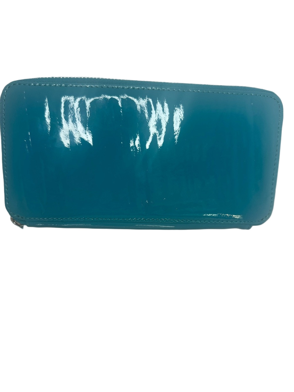 #321 Hobo International Patent Leather Zip Around Long Wallet
